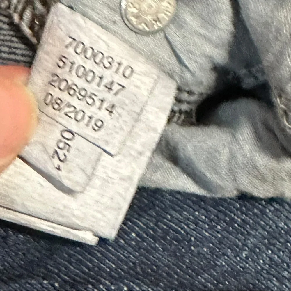 Childrens Place Boys Straight Fit Denim Jeans 7 Husky Blue Wash Adjustable Waist